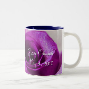 Caneca De Café Em Dois Tons Rosa do roxo