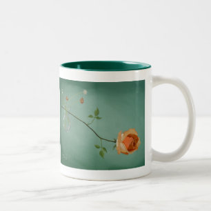 Caneca De Café Em Dois Tons Rosa Elegance Mug