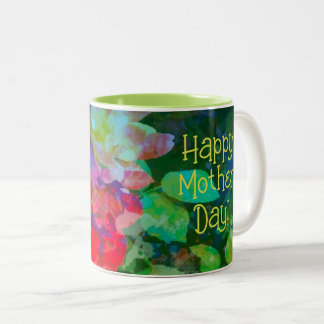 Caneca De Café Em Dois Tons Rosa Garden Coffee Mug