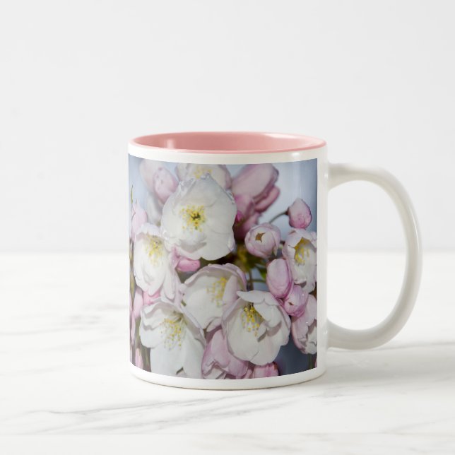 Caneca De Café Em Dois Tons Rosa Mug Rosa Japonês (Direita)