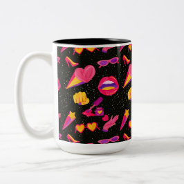 CANECA DE CAFÉ EM DOIS TONS ROSA UNIVERSO