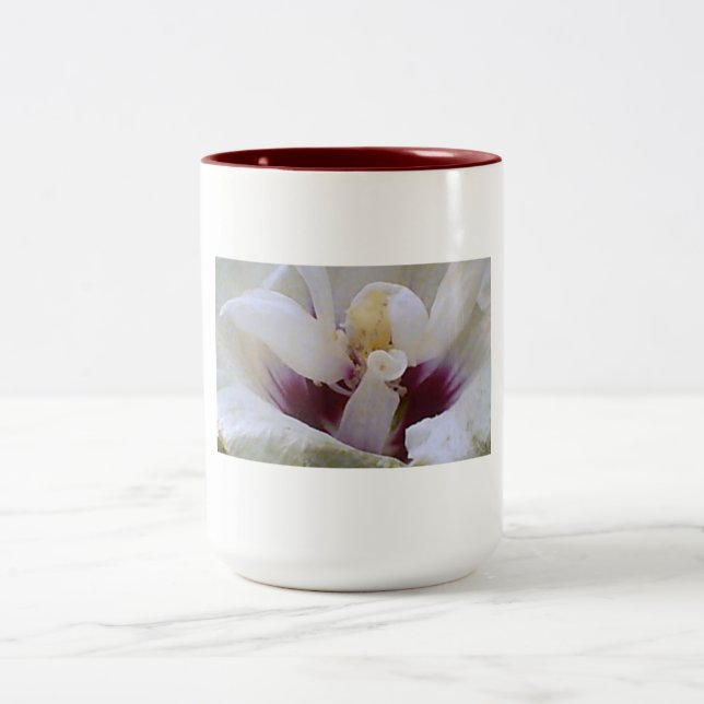 Caneca De Café Em Dois Tons Rosa vibrante no Bloom (Centro)
