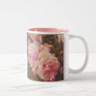 Caneca De Café Em Dois Tons Rosa vitoriano e Lilac Mug
