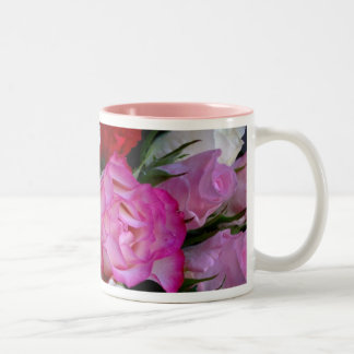 Caneca De Café Em Dois Tons Rosas Rosa