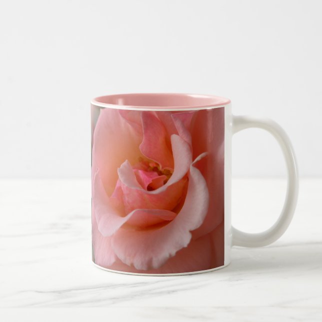 Caneca De Café Em Dois Tons Rosas rosa Mug Coffee Cup Belo Decinto Rosa (Direita)