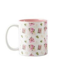 Rose Heart Name Mug – Classic Floral Gift