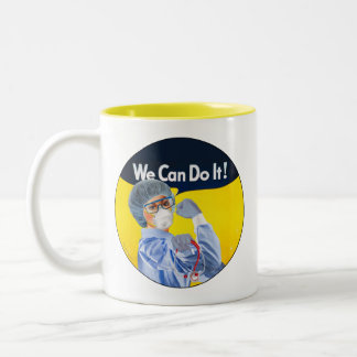 Caneca De Café Em Dois Tons Rosie the Medical Professional Mug - Design