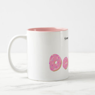 Caneca De Café Em Dois Tons Rosquinha