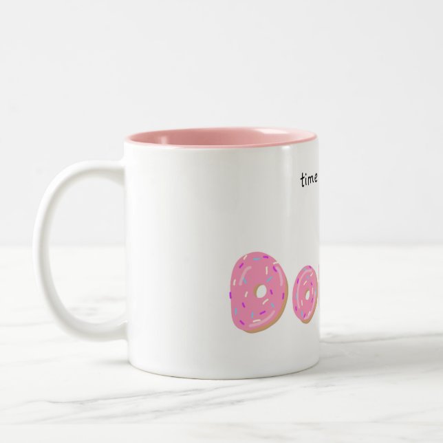 Caneca De Café Em Dois Tons Rosquinha (Esquerda)