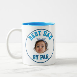 Caneca De Café Em Dois Tons Rosto Personalizado Melhor Pai Pela Par Novo Pai P