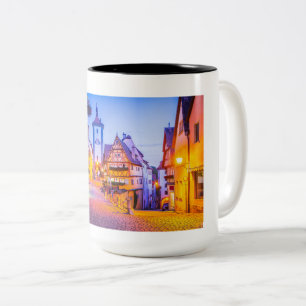 Caneca De Café Em Dois Tons Rothenburg ob der Tauber