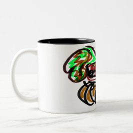 Caneca De Café Em Dois Tons Rouco e hora de abóbora