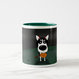 Caneca De Café Em Dois Tons Rouco Siberian o Dia das Bruxas