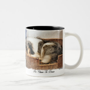 Caneca De Café Em Dois Tons Rough Collie Art Gifts
