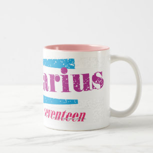 Caneca De Café Em Dois Tons Roxo do Sagitário