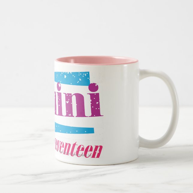 Caneca De Café Em Dois Tons Roxo dos Gêmeos (Direita)