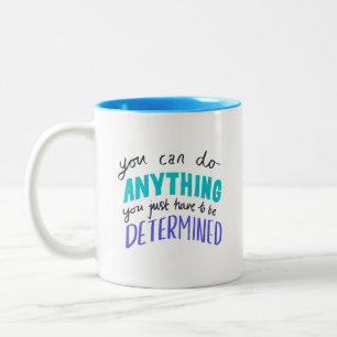 Caneca De Café Em Dois Tons Roxo Turquesa Revitalizante Você Pode Fazer Qualqu