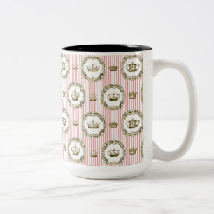 Caneca De Café Em Dois Tons Royal Crowns
