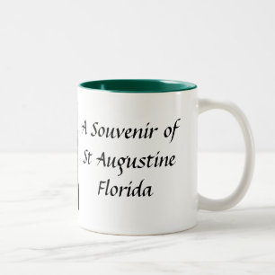 Caneca De Café Em Dois Tons Rua Augustine Souvenir Mug