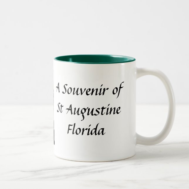 Caneca De Café Em Dois Tons Rua Augustine Souvenir Mug (Direita)