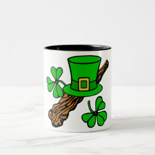 Caneca De Café Em Dois Tons Rua FELIZ.DIA DE PATRICK