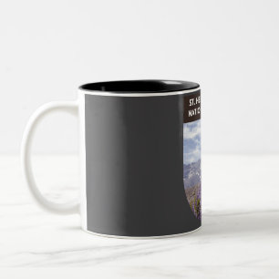 Caneca De Café Em Dois Tons Rua: Helens Monumento Nacional Vulcânico