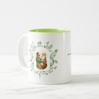 Caneca De Café Em Dois Tons Rua, Joseph Cabeça da Santa Família Mug