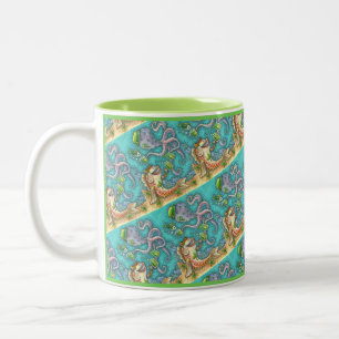 Caneca De Café Em Dois Tons Rua, PEIXE DE PADDY E CADEIRAS OCTOPUS À CERVEJA V