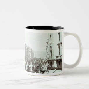 Caneca De Café Em Dois Tons Rua regente, Londres c.1900