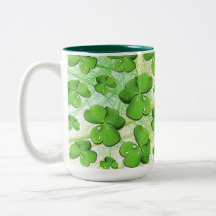 Caneca De Café Em Dois Tons Rua Verde Shamrock iPhone 5 Case-Mate de Patrick