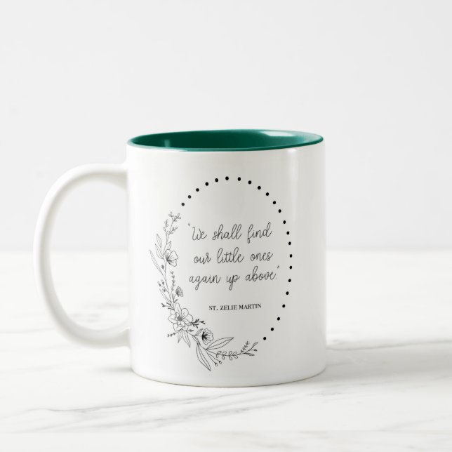 Caneca De Café Em Dois Tons Rua: Zelie Martin Mistransport (Esquerda)