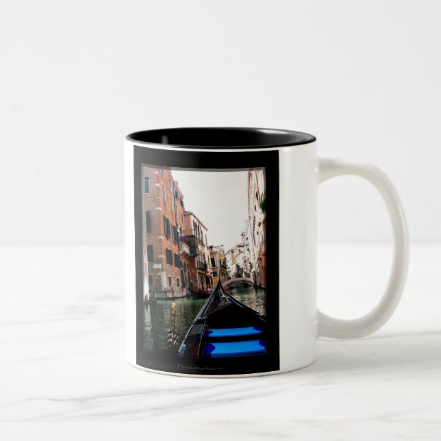 Caneca De Café Em Dois Tons Ruas de Veneza (Direita)