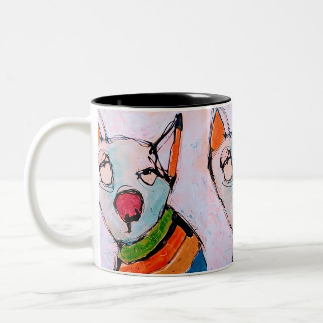 Caneca De Café Em Dois Tons Rudolph 11oz Mug (Esquerda)