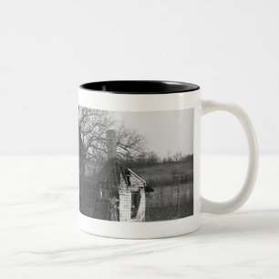 Caneca De Café Em Dois Tons Ruínas da casa da quinta