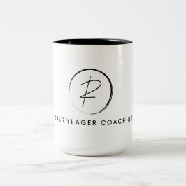 Caneca De Café Em Dois Tons Russ Yeager Coaching Signature Logo