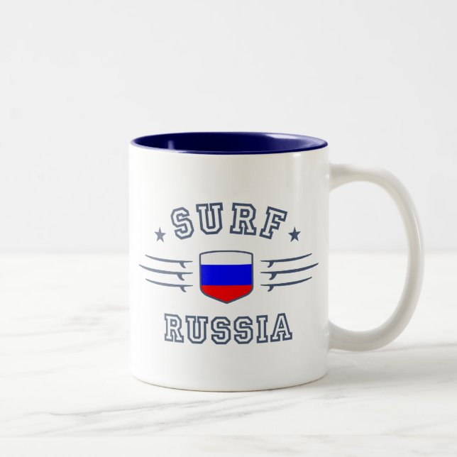 Caneca De Café Em Dois Tons Rússia (Direita)