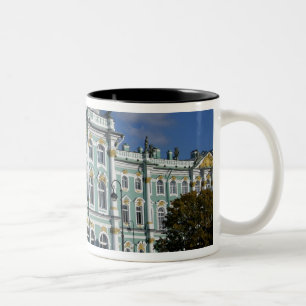 Caneca De Café Em Dois Tons Rússia, Ruas. Petersburgo, Palácio de Inverno, O