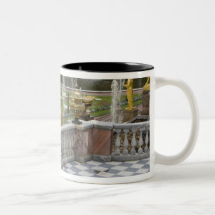 Caneca De Café Em Dois Tons Rússia, São Petersburgo, Peterhoff (também conheci