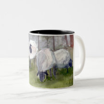 Rustic Grazing Sheep