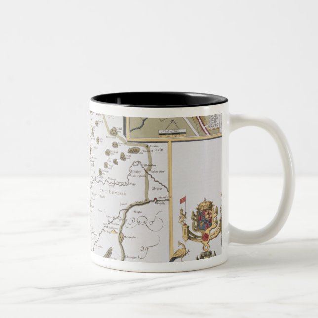 Caneca De Café Em Dois Tons Rutlandshire com Oukham e Stanford (Direita)