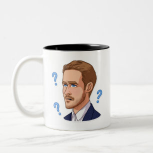 Caneca De Café Em Dois Tons Ryan Gosling