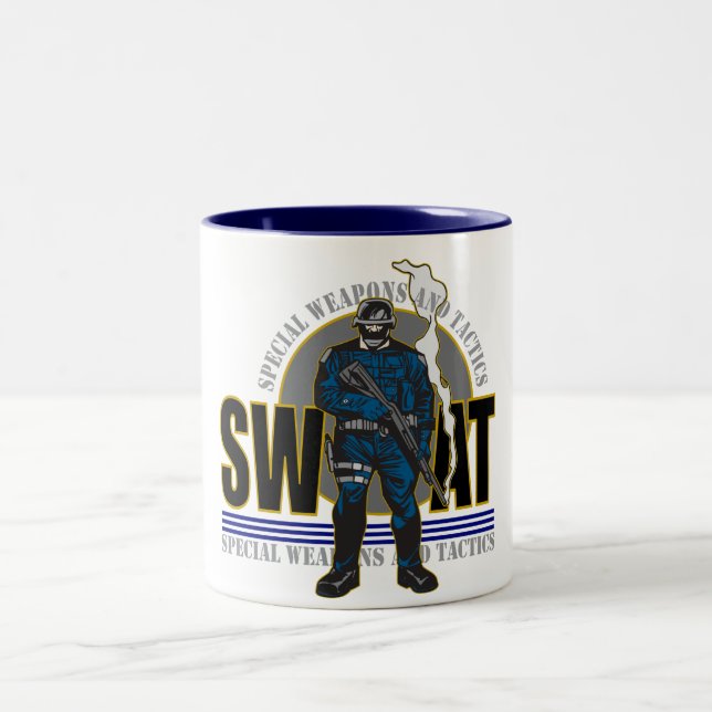 Caneca De Café Em Dois Tons S.W.A.T. Atitude (Centro)