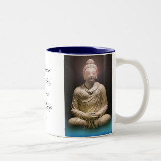 Caneca De Café Em Dois Tons Sabedoria Buddha da manhã