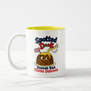 Caneca De Café Em Dois Tons Sabor de D**k Manchado Tem um Sabor Delicioso