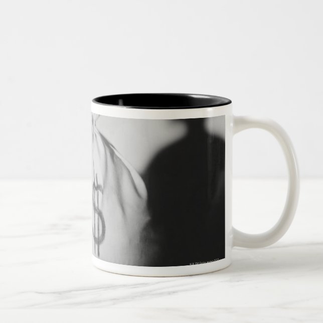 Caneca De Café Em Dois Tons Saco de dinheiro (Direita)
