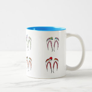 Caneca De Café Em Dois Tons Sacudir sazonal