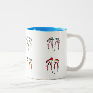 Caneca De Café Em Dois Tons Sacudir sazonal