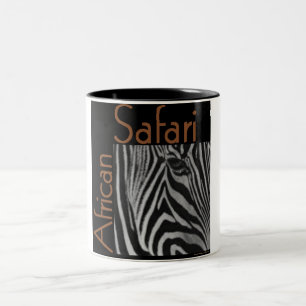 Caneca De Café Em Dois Tons Safari Mug Africano
