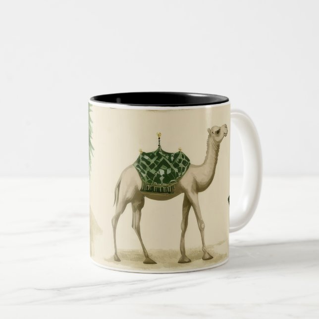 Caneca De Café Em Dois Tons Sahara Camel Mug (Frente Esquerda)