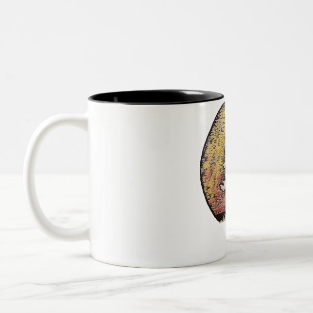 Caneca De Café Em Dois Tons sahgoiasghaskgs (Esquerda)